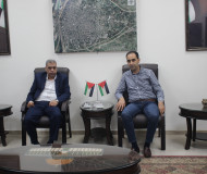 رئيس البلدية يلتقي محافظ محافظة قلقيلية