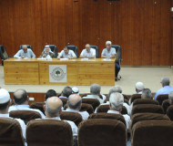 بلدية قلقيلية ووجهاء مدينة قلقيلية ينظمان اجتماعا حول تنظيم المناسبات الاجتماعية