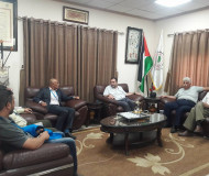 رئيس البلدية د. هاشم المصري يلتقي وفدا من شركة الاتصالات