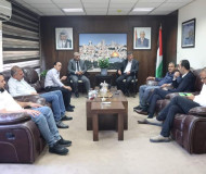 رئيس بلدية قلقيلية يلتقي رئيس هيئة شؤون الأسرى والمحررين