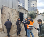 رئيس البلدية في جولة تفقدية منذ ساعات الصباح الباكر  فرق الطوارئ مستعدة للتعامل مع الظروف الجوية