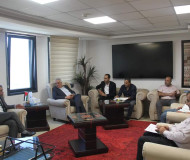 رئيس بلدية قلقيلية يلتقي رئيس سلطة المياه .