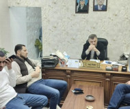 اجتماع رئيس البلدية فيصل شريم مع إدارة الحديقة وقسم الصحة