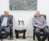 وفد من شركة الاتصالات يزور بلدية قلقيلية