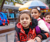 أستقبال طلبة رياض الاطفال في حديقة الحيوانات الوطنية