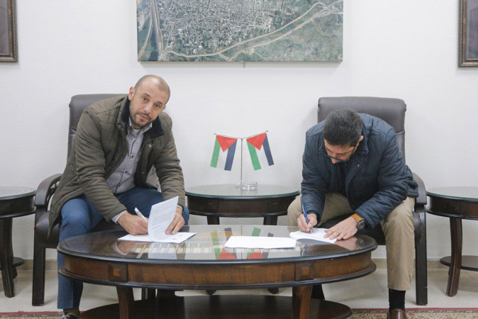 توقيع مذكرة تعاون بين بلدية قلقيلية ونقابة المهندسين